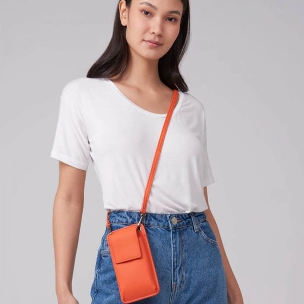Mini Bolsa Celular - Laranja