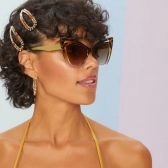 Óculos de sol acetato vazado