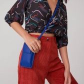 Mini Bolsa Celular - Azul