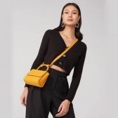 Bolsa Mini Flap Amarela
