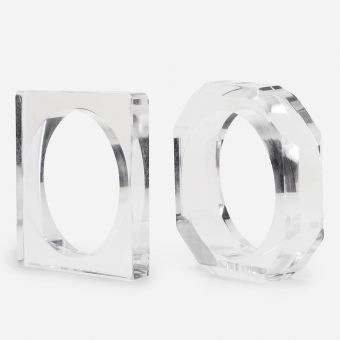 Kit Pulseiras Acrílico Transparente