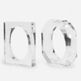 Kit Pulseiras Acrílico Transparente