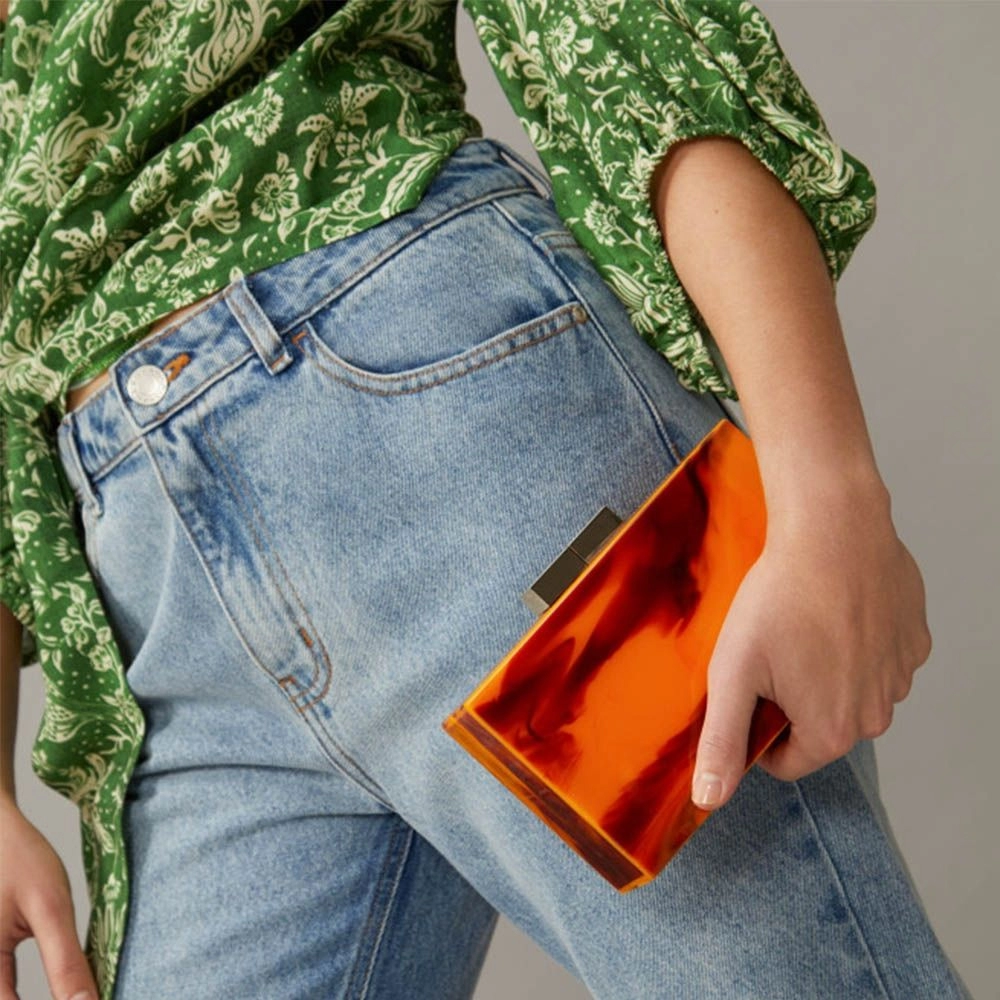 Clutch Acrílico Mesclada