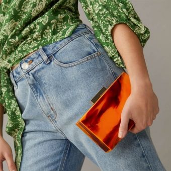 Clutch Acrílico Mesclada